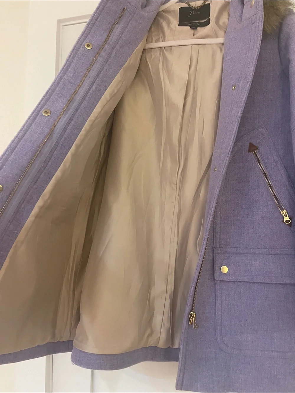 J. Crew tailored lavender